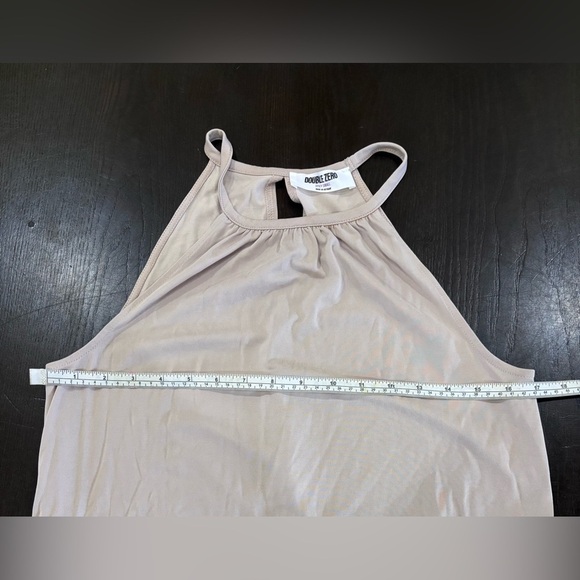 Double Zero Light Beige Tan Maxi Oversize Sheath style Dress Size Small - Picture 4 of 7